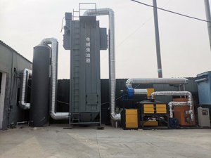 蜂窝式电捕焦油器