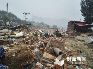 7月19日这天的洪灾，让河北省邢台井陉县小作镇