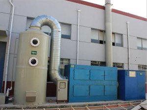 水喷淋废气净化塔的工作原理